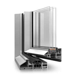 Aluminium Window MaxLight Steel