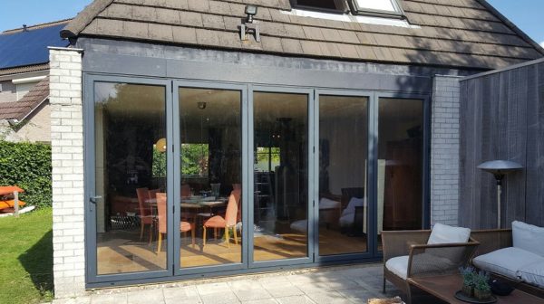 Aluminium Bifold Doors Panorama Fold line